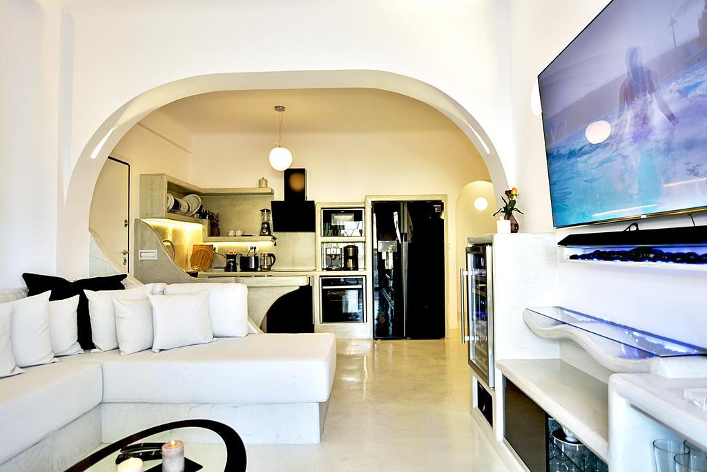 Santorini Loft Apartment Kamári Exterior foto